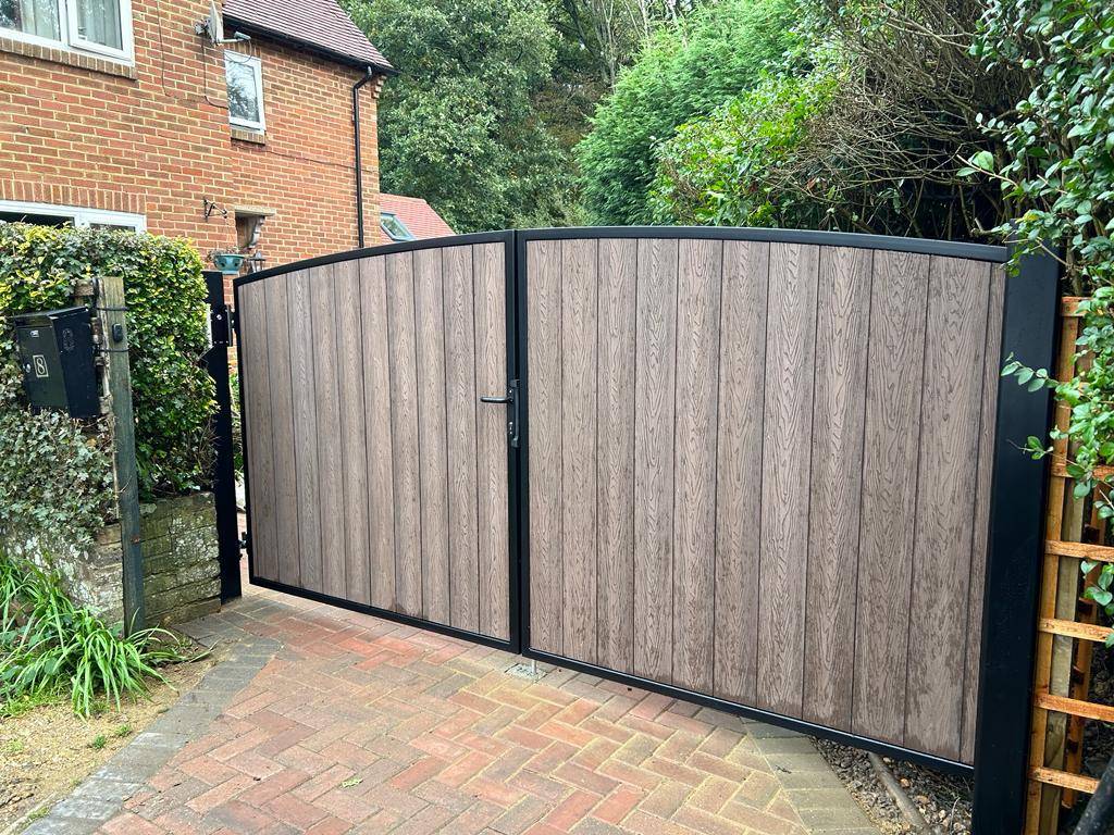 Clad Swing Gates in Chailey