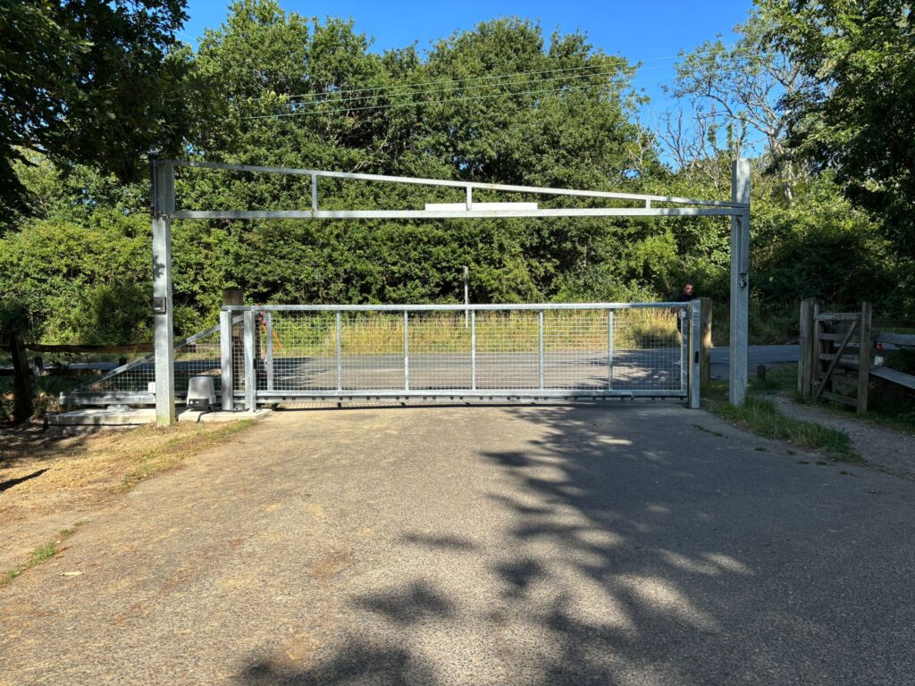 Automated Cantilever Sliding Gate Installation at Arlington Reservoir