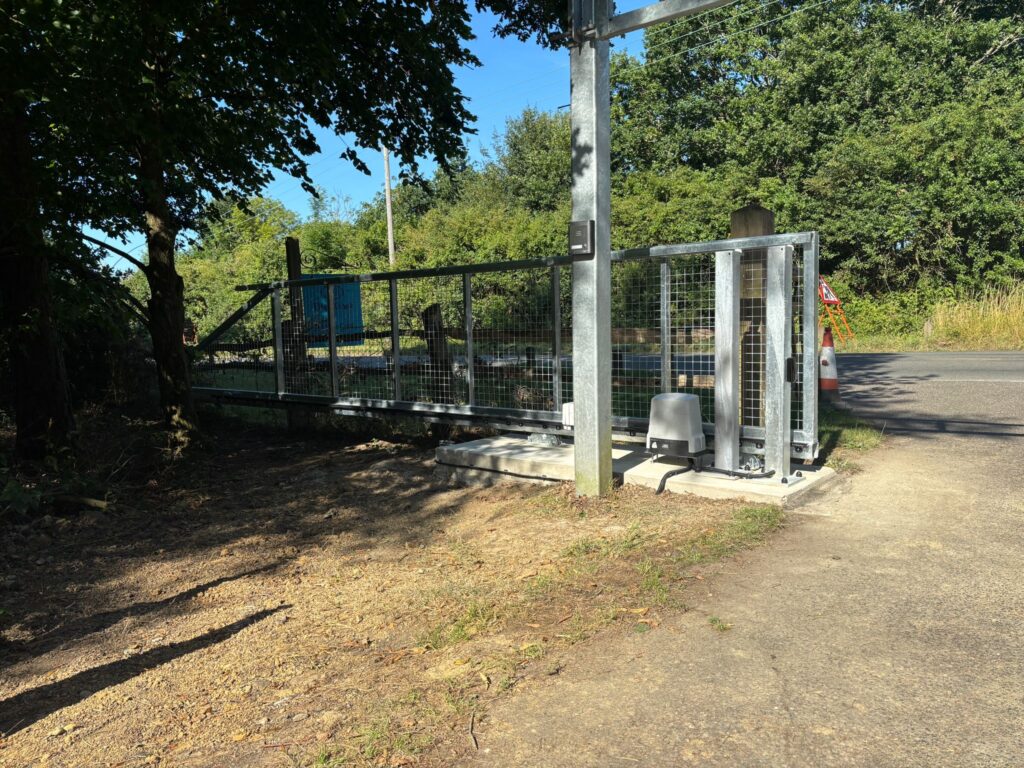 Automated Cantilever Sliding Gate Installation at Arlington Reservoir