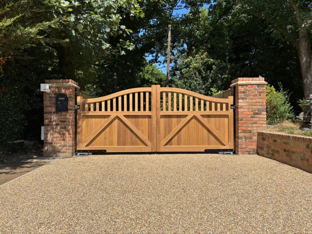 Swan Top Gates with Vision Bars in Little Horsted