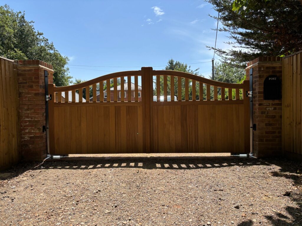 Swan Top Gates with Vision Bars in Little Horsted