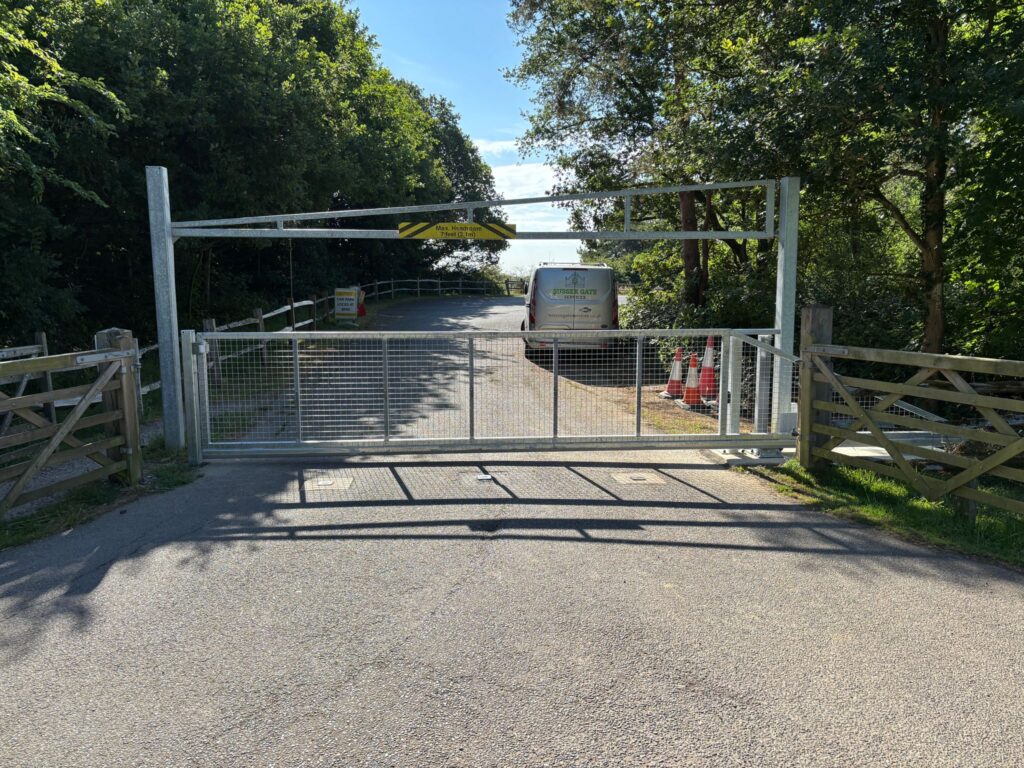 Automated Cantilever Sliding Gate Installation at Arlington Reservoir